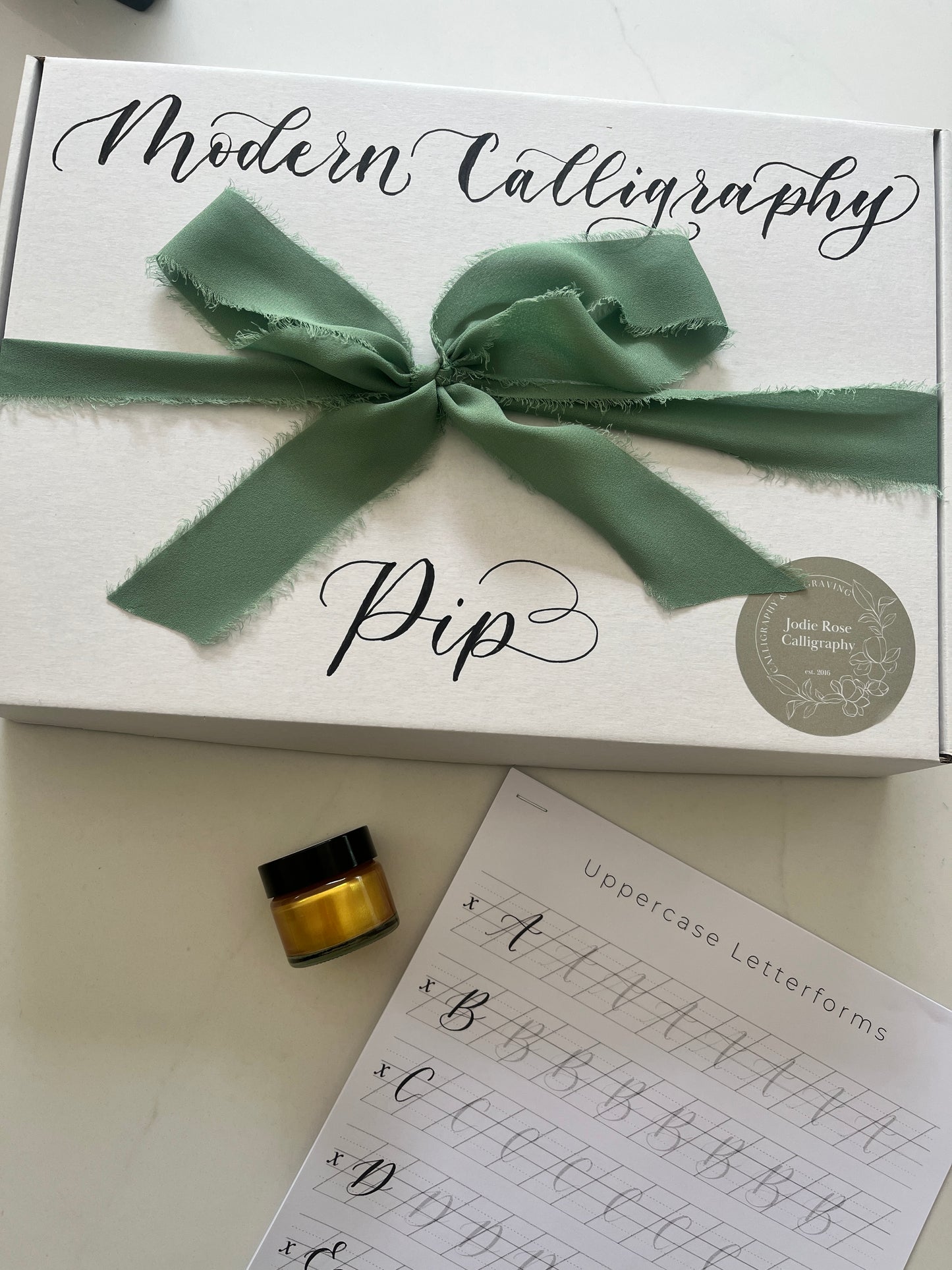 Private Calligraphy Lesson - 2 hours with kit