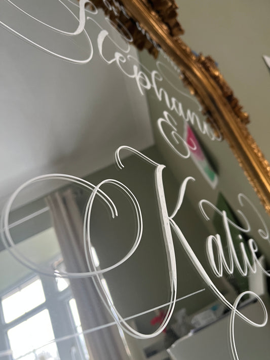 Mirror Signage