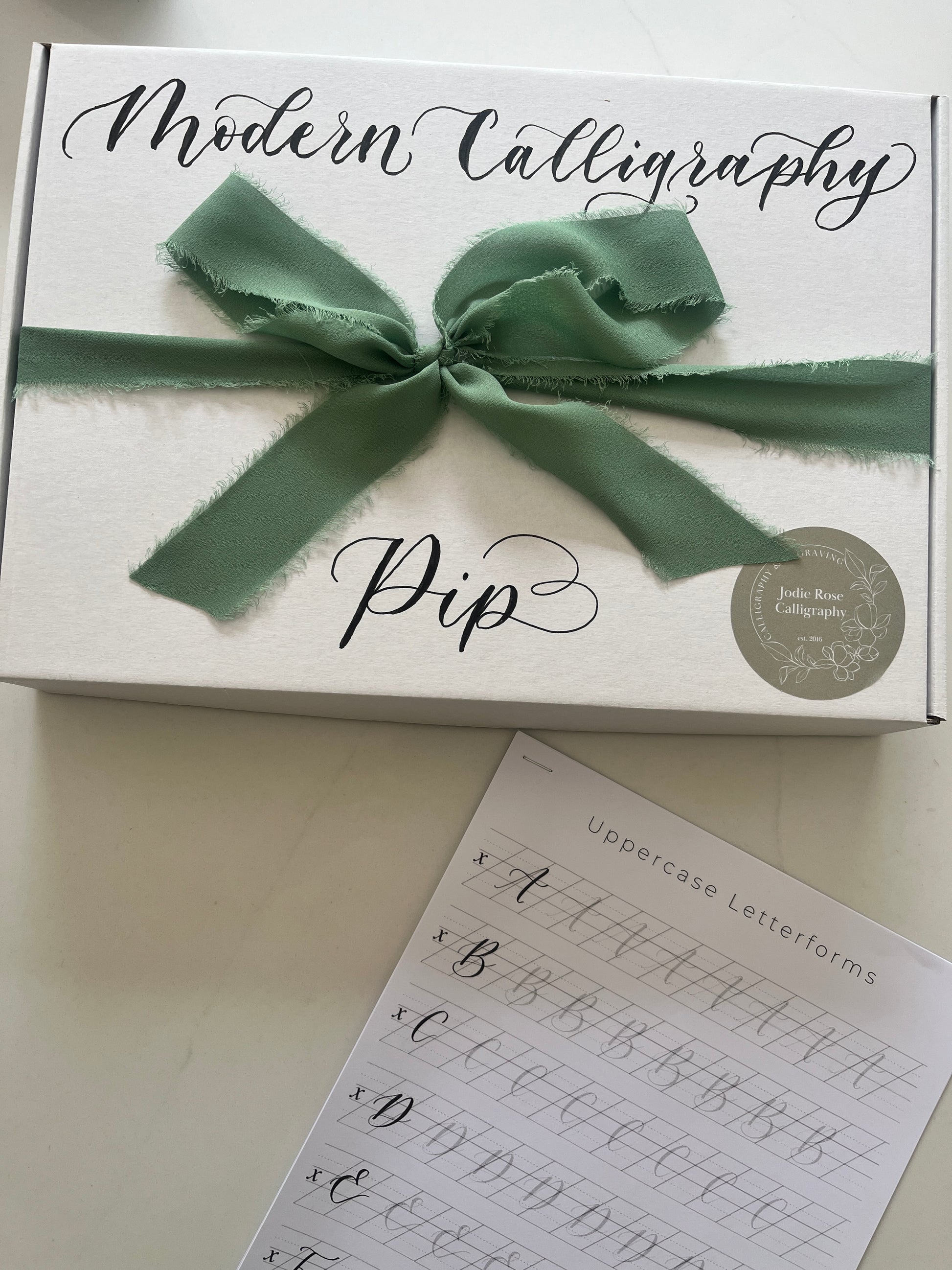 Modern Calligraphy Kit for Beginners - Complete Starter Set with Pens, Ink, and Instructional Guide