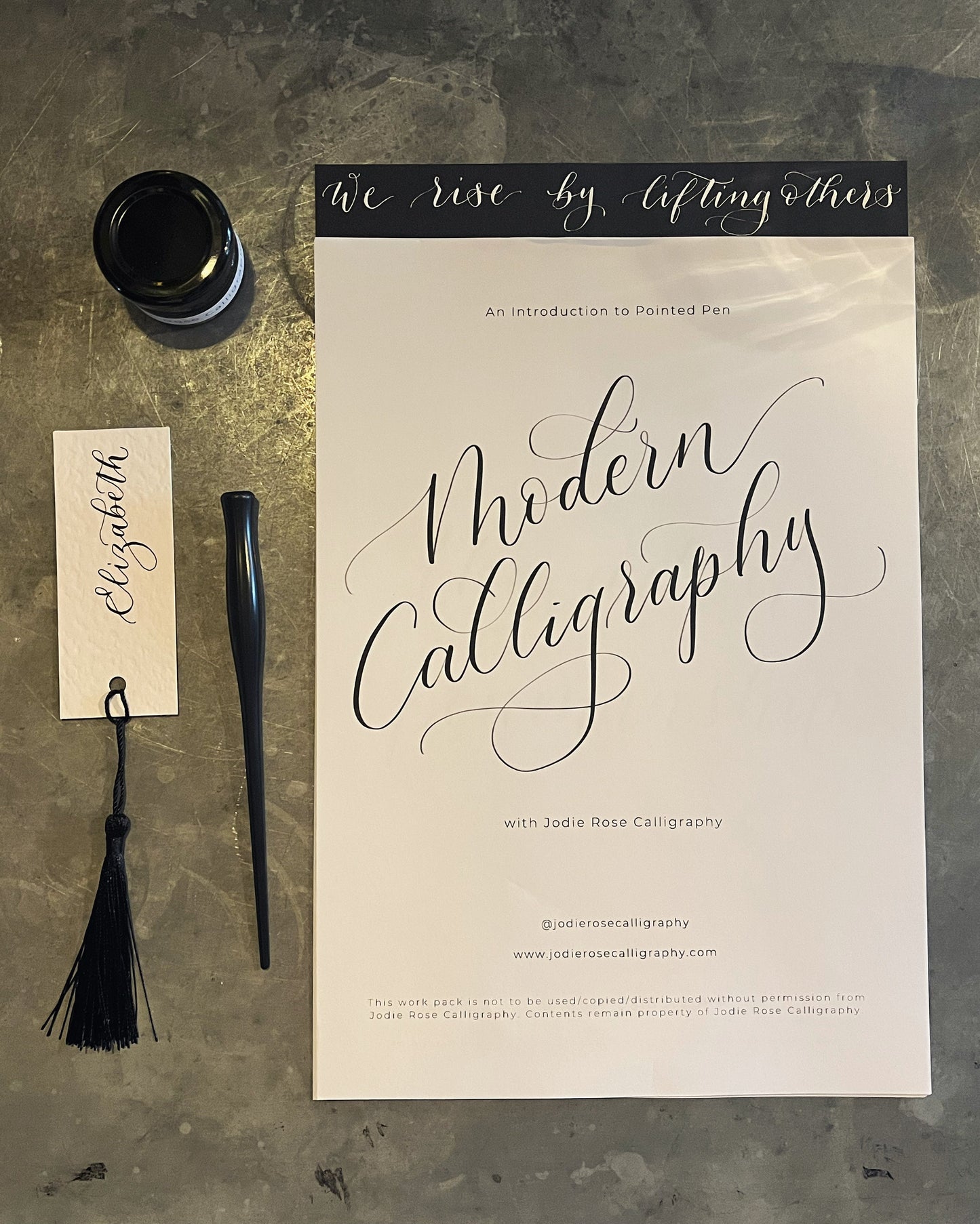 10.12.23 - Modern Calligraphy for Beginners - Hartley Wintney - Christmas
