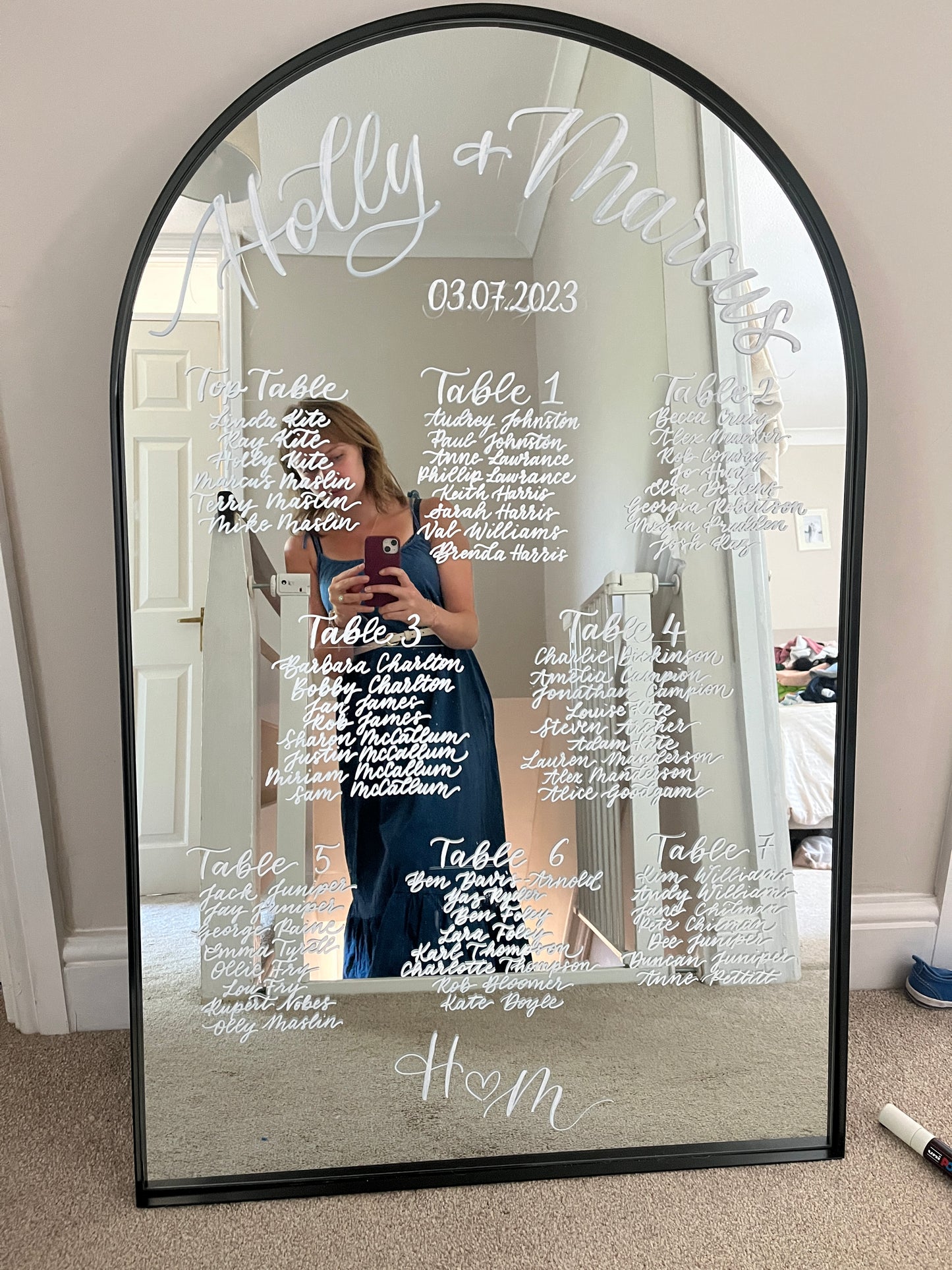 Mirror Signage
