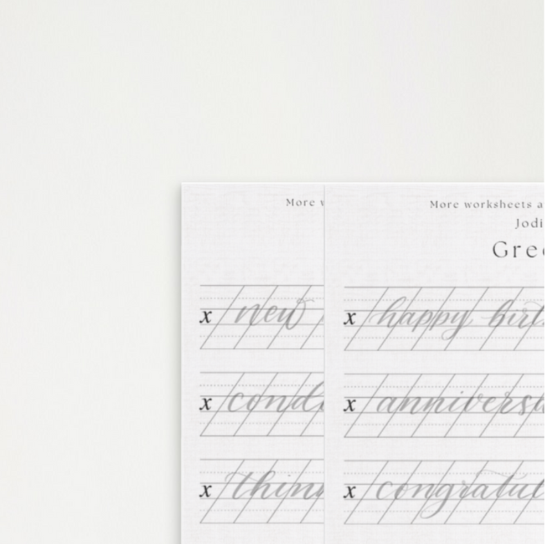 Greeting Words - Practice Sheets - Download
