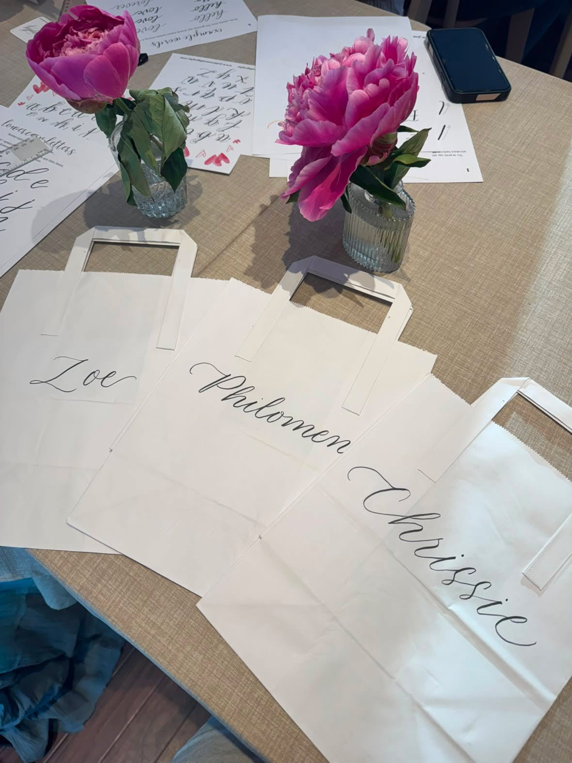 Brush Pen Modern Calligraphy Workshop - The Pottery Edit, Fleet