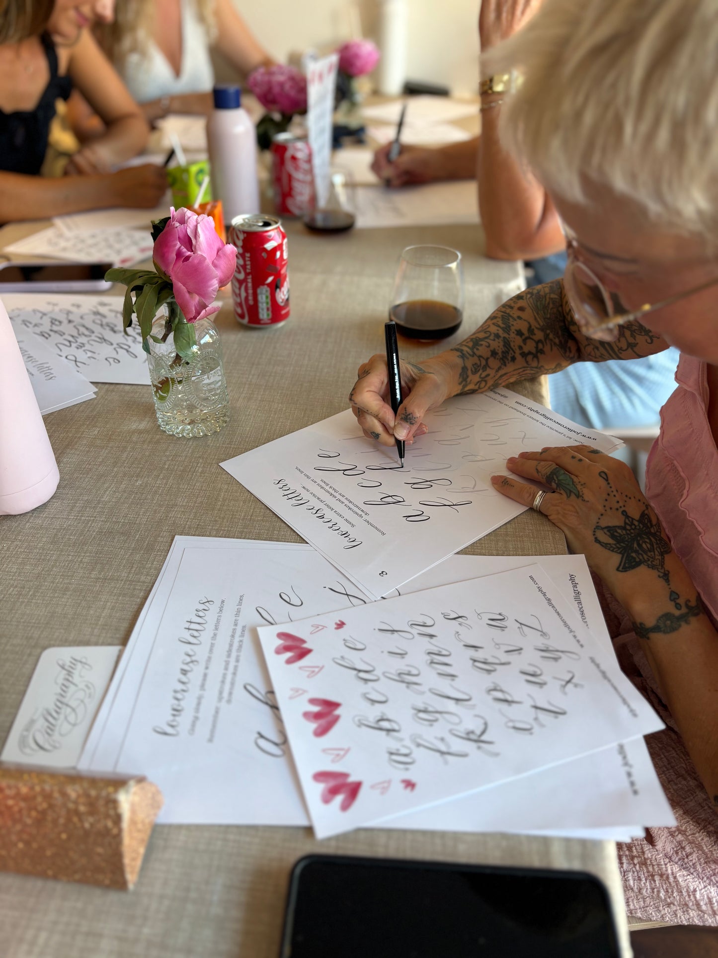 Brush Pen Modern Calligraphy Workshop - The Pottery Edit, Fleet