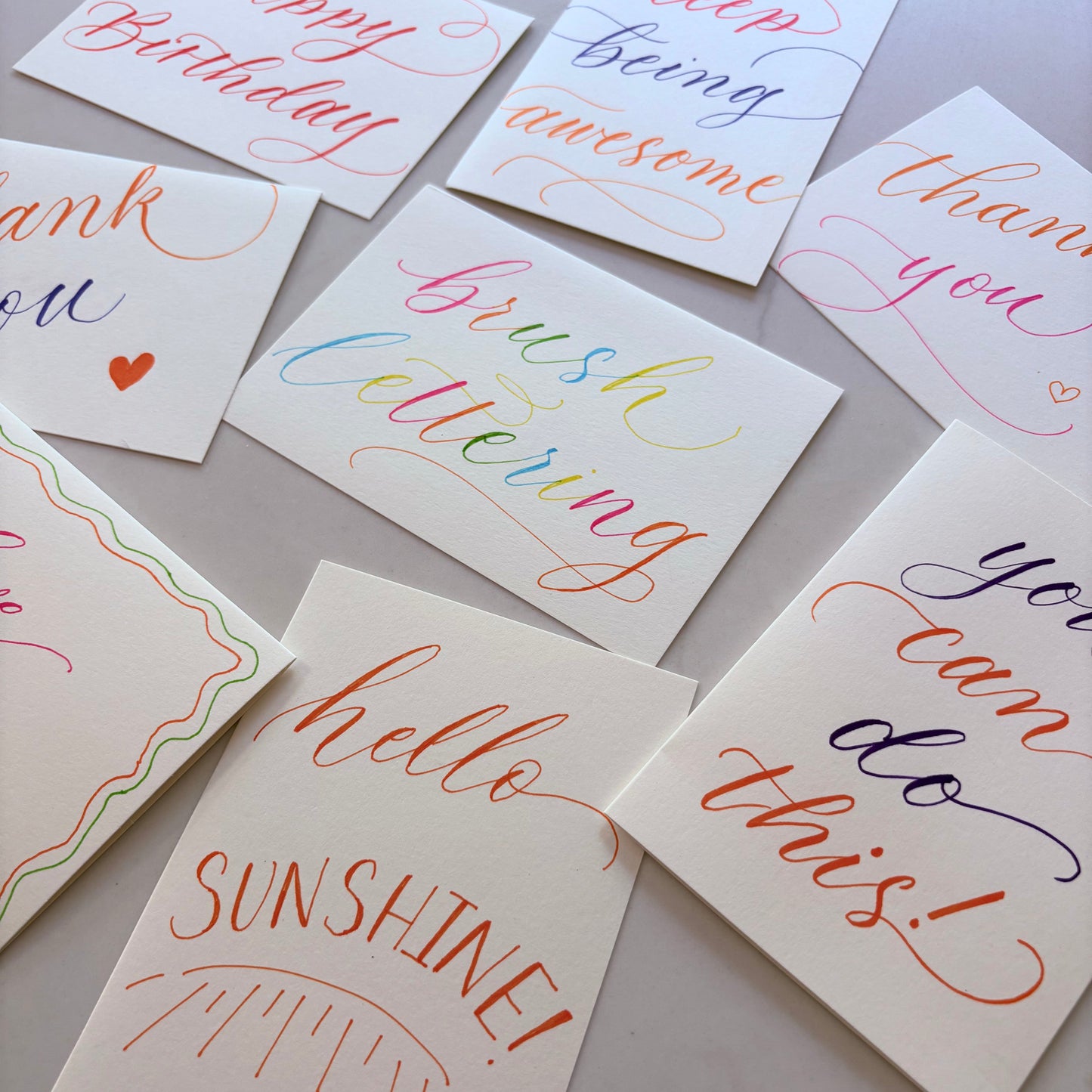 Brush Pen Modern Calligraphy Workshop - The Pottery Edit, Fleet