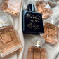 Chanel Mademoiselle no. 05 perfume fragrance calligraphy engraving customisation personalisation service in Hampshire London Surrey Berkshire UK bridal party ideas wedding guests luxury gift ideas for loved ones engraved with calligraphy name handmade Jodie Rose Calligraphy