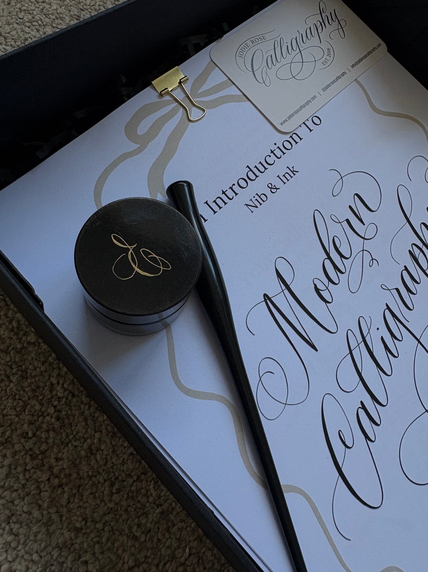 Private 1:1 Calligraphy Lesson - 2 hours with kit, in person