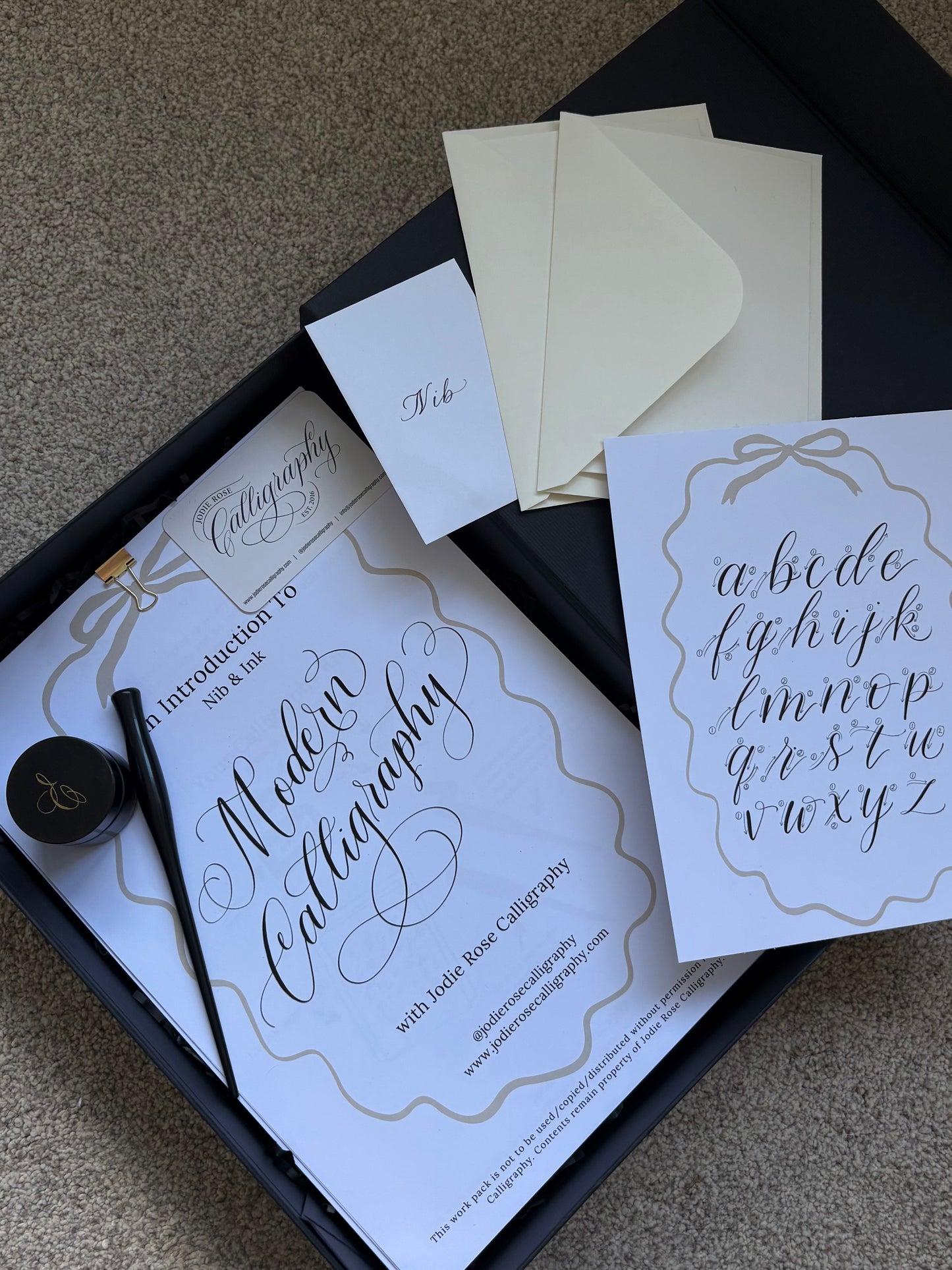 Private 1:1 Calligraphy Lesson - 2 hours with kit, in person
