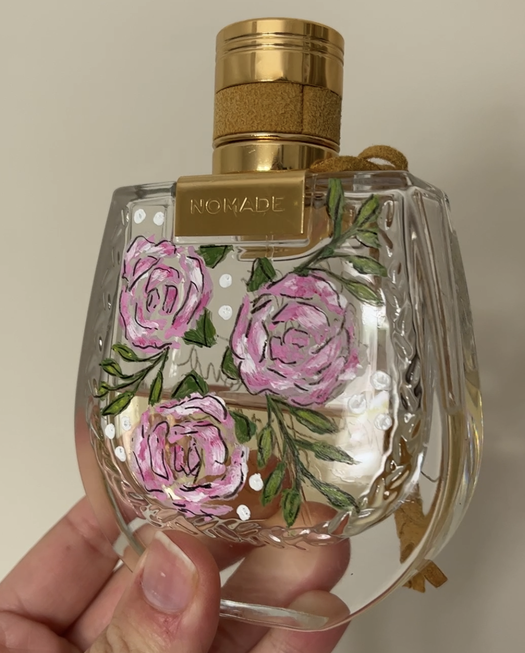 Perfume bottle painting