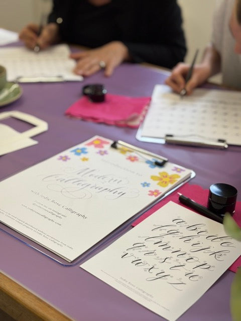 Modern Calligraphy for Beginners - Longacres Garden Centre, Bagshot