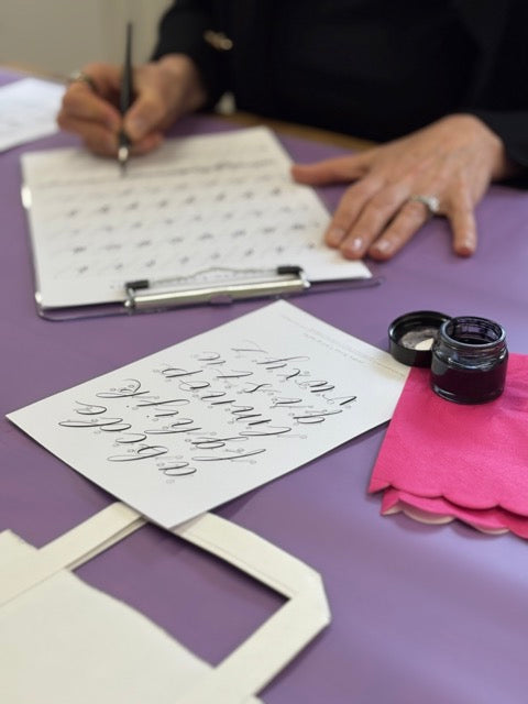 Modern Calligraphy for Beginners - Longacres Garden Centre, Bagshot