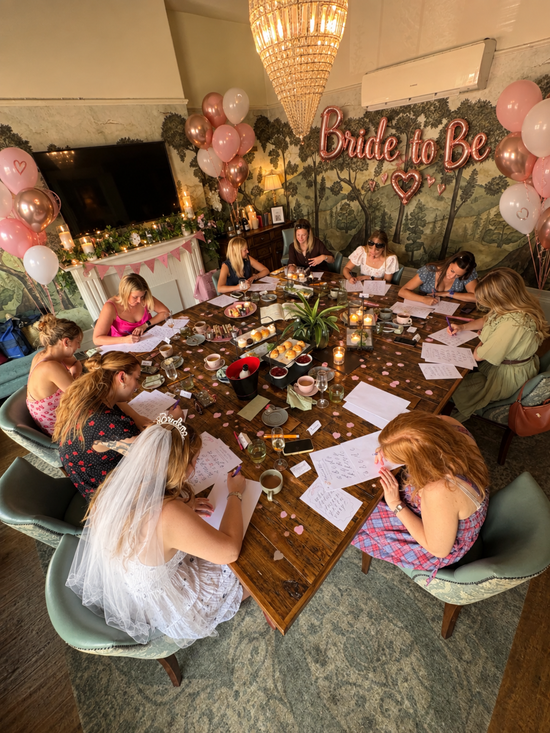 hen do calligraphy workshop fun creative idea surrey hampshire berkshire london